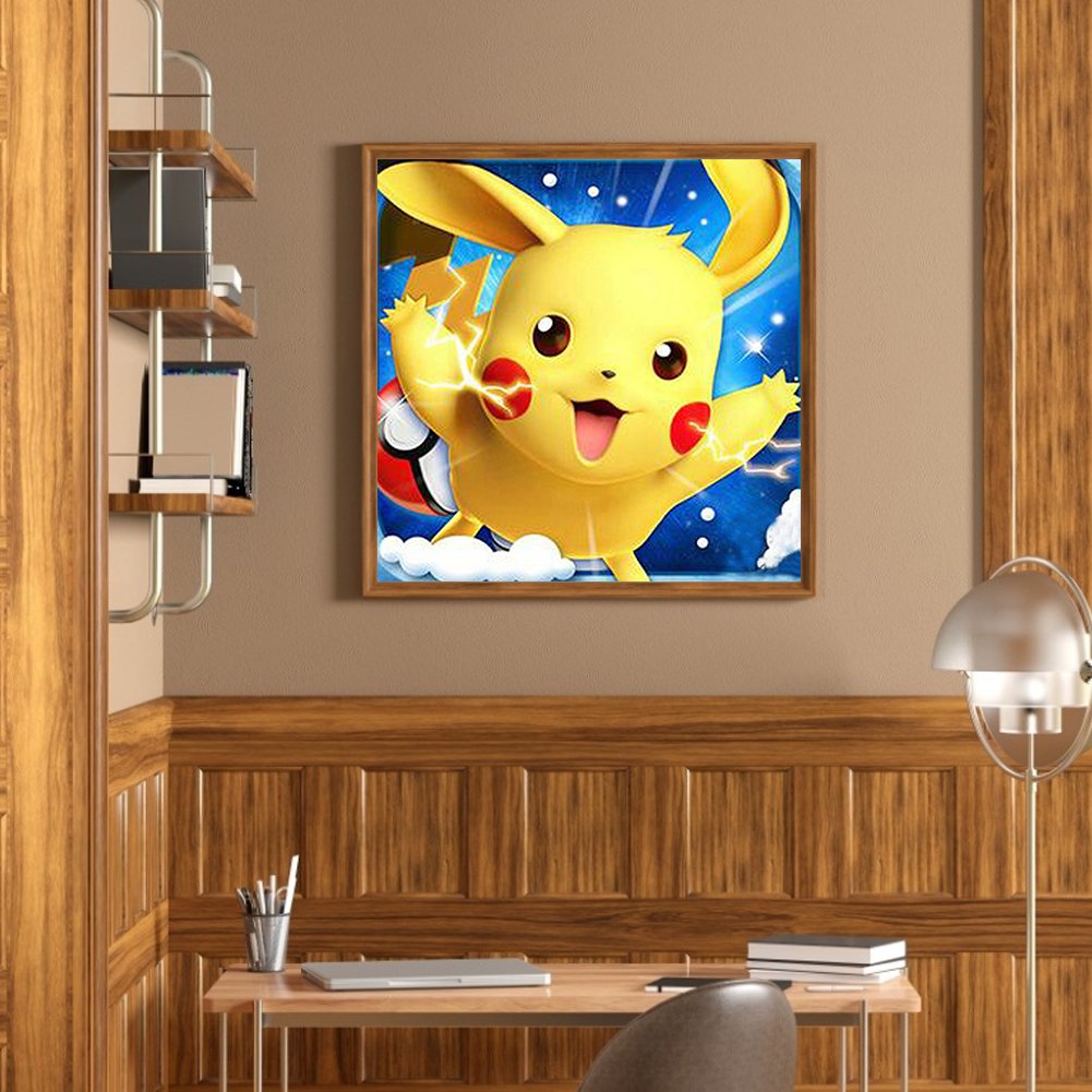 Diamond Painting - Full Square - Pikachu Cartoon