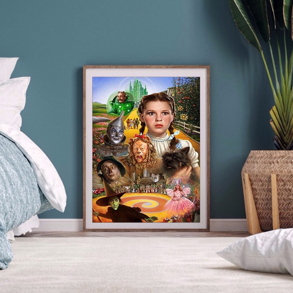 Pintura Diamante - Rodada Completa - Menina Sonhadora