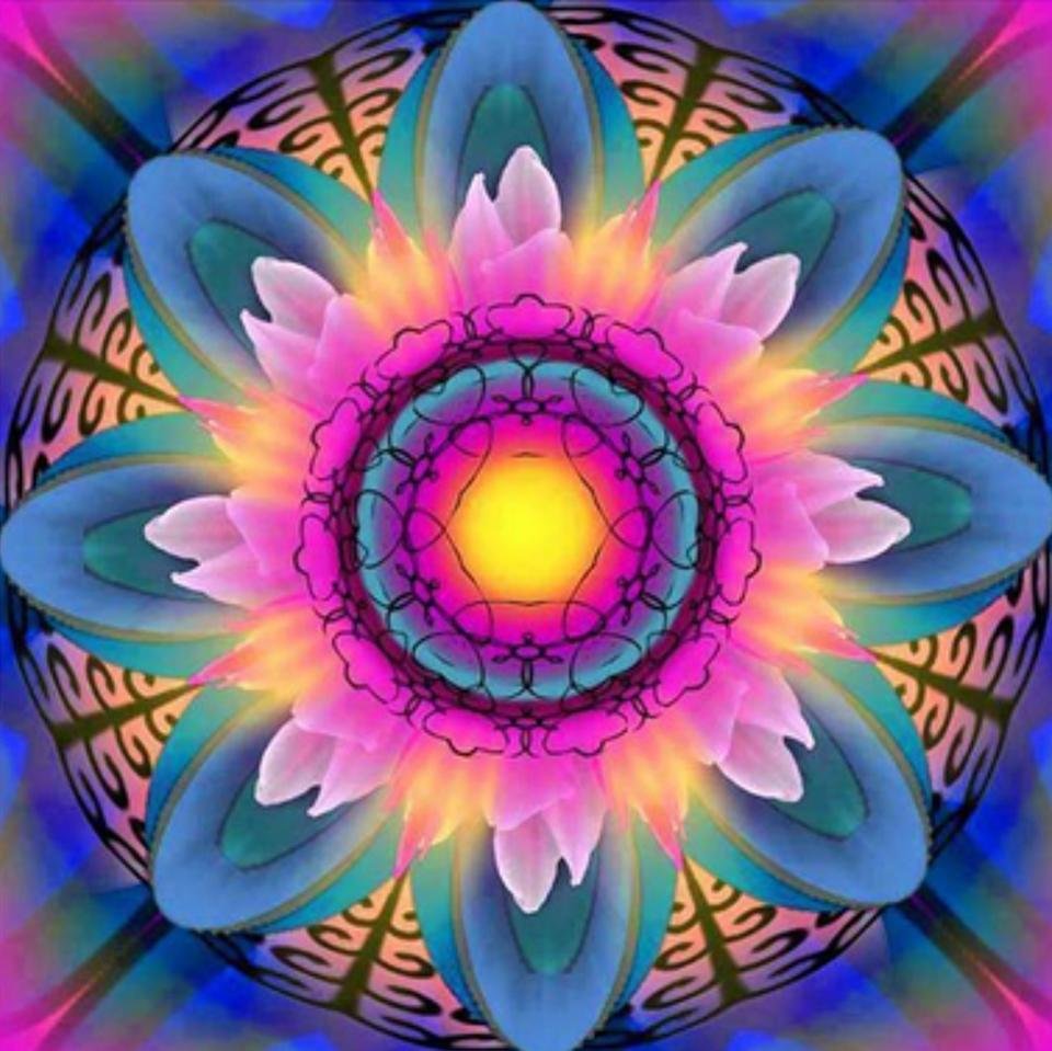 Diamond Painting - Full Round - Fantasy Flower A