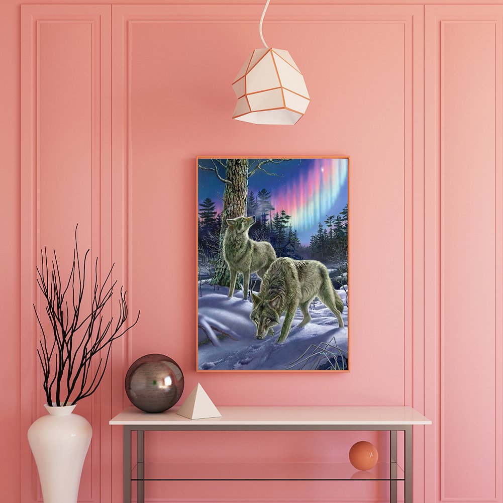 Diamond Painting - Full Round - Wolf 5