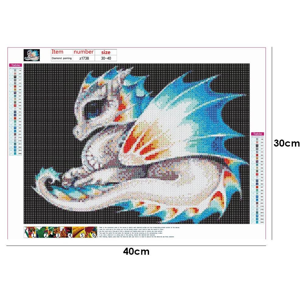 Pintura Diamante - Rodada Completa - Dragão