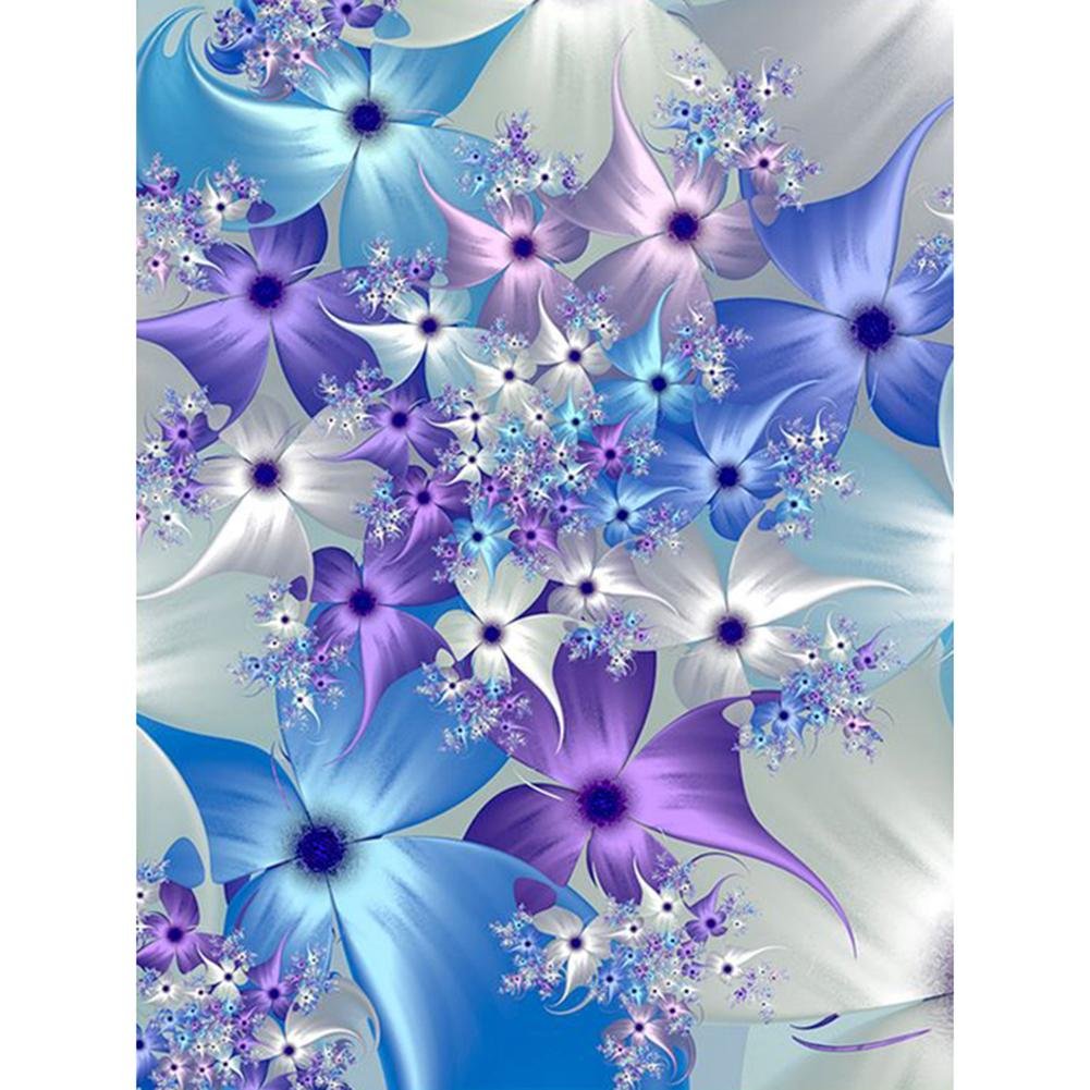 5D Diy Diamond Painting Kit Full Round Beads Flower