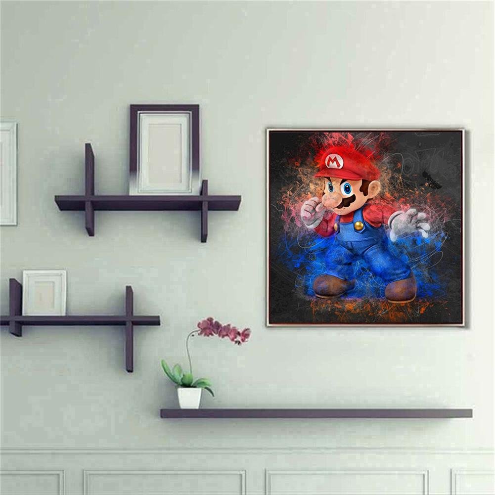 Diamond Painting - Full Round - Mario