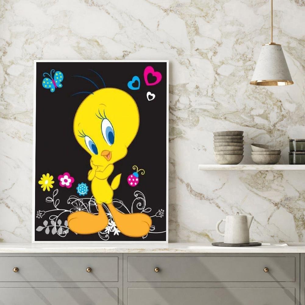 Diamond Painting - Full Round - Tweety Bird