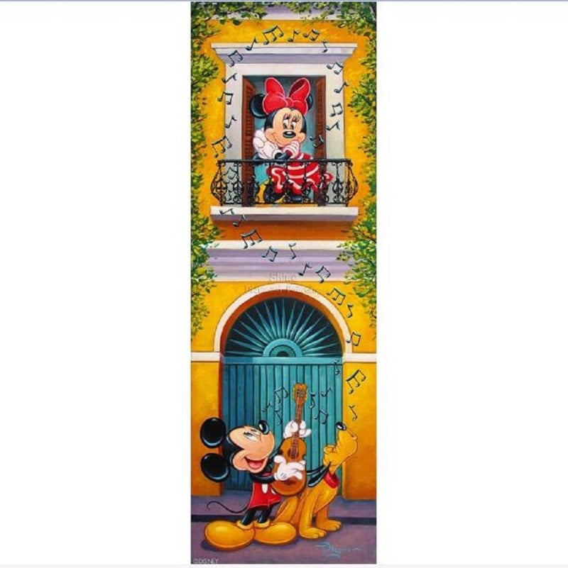 Mickey Minnie Disney Cartoon Diamond Beads Art Painting Kits 30 x 90cm