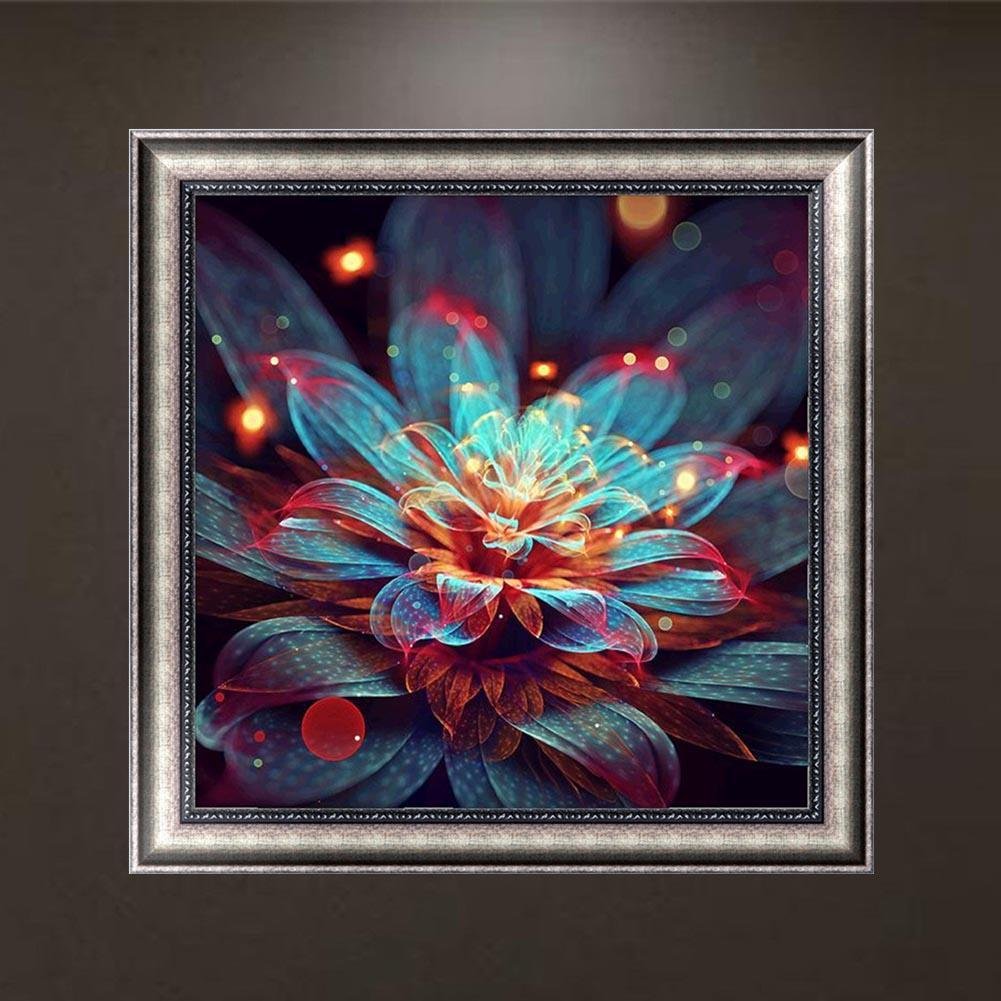 Pintura Diamante - Volta Completa - Flor Mágica