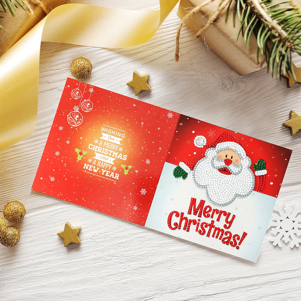 DIY Diamond Painting Greeting Card - Merry Christmas C