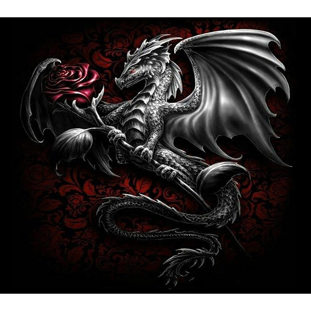 Diamond Painting - Full Round - Flying Dragon