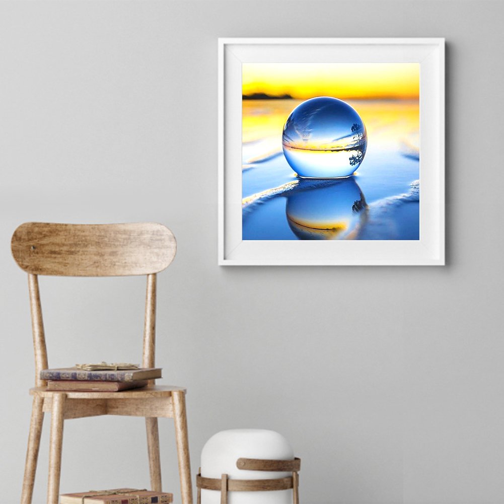 11ct Estampado Ponto Cruz - Bola de Cristal (45*45cm)