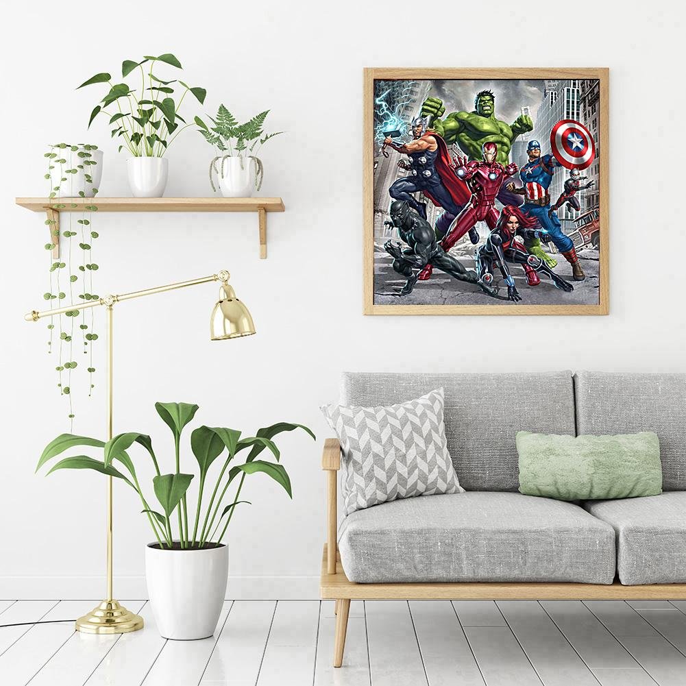 Diamond Painting - Full Round - Hero Family(40*40cm)