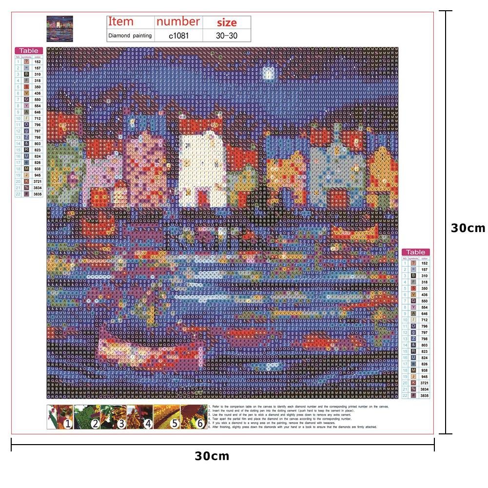 Diamond Painting - Full Round - Water House B