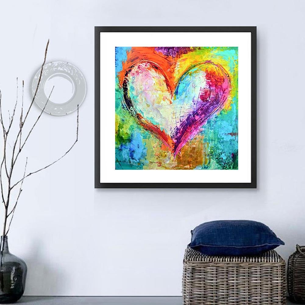 Diamond Painting - Full Round - Heart A