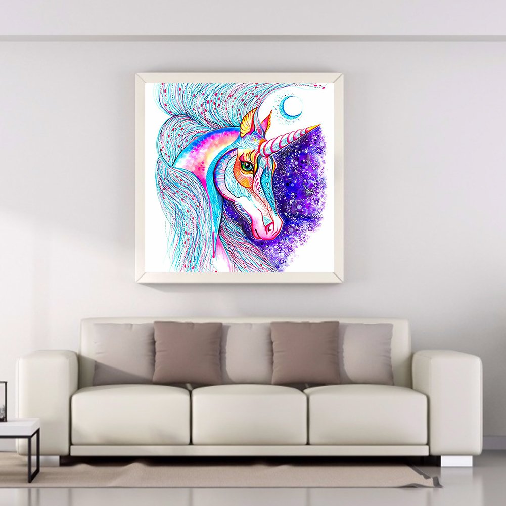 Diamond Painting - Full Round - Unicorn A