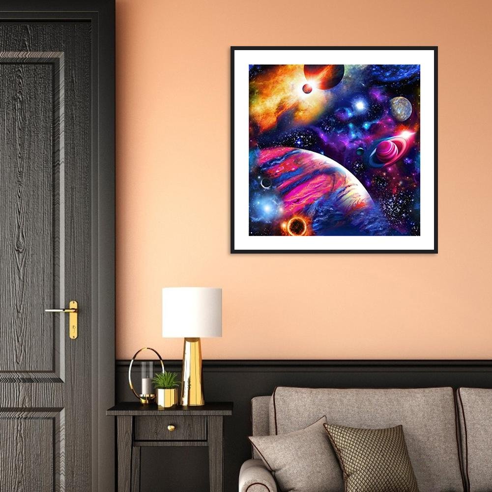 Diamond Painting - Full Round - Colorful Universe A