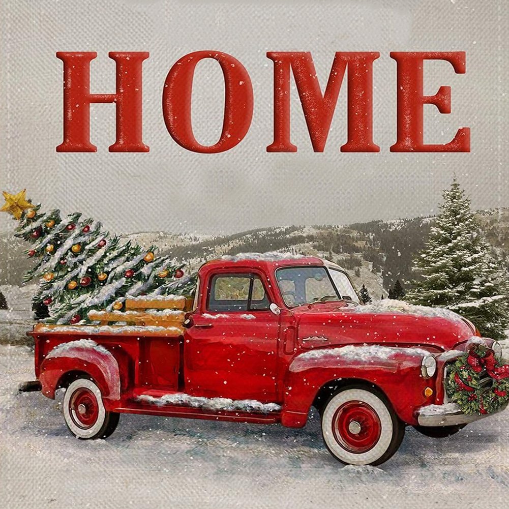Diamond Painting - Full Round - Red Car A