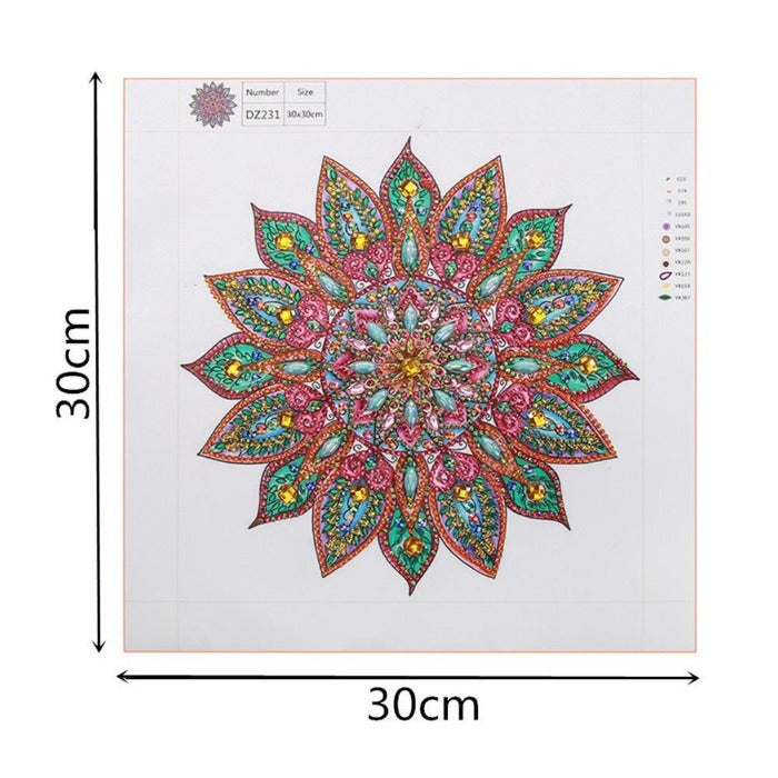 Diamond Painting - Crystal Rhinestone - Gorgeous Flower¡¾diamondpaintingsart¡¿