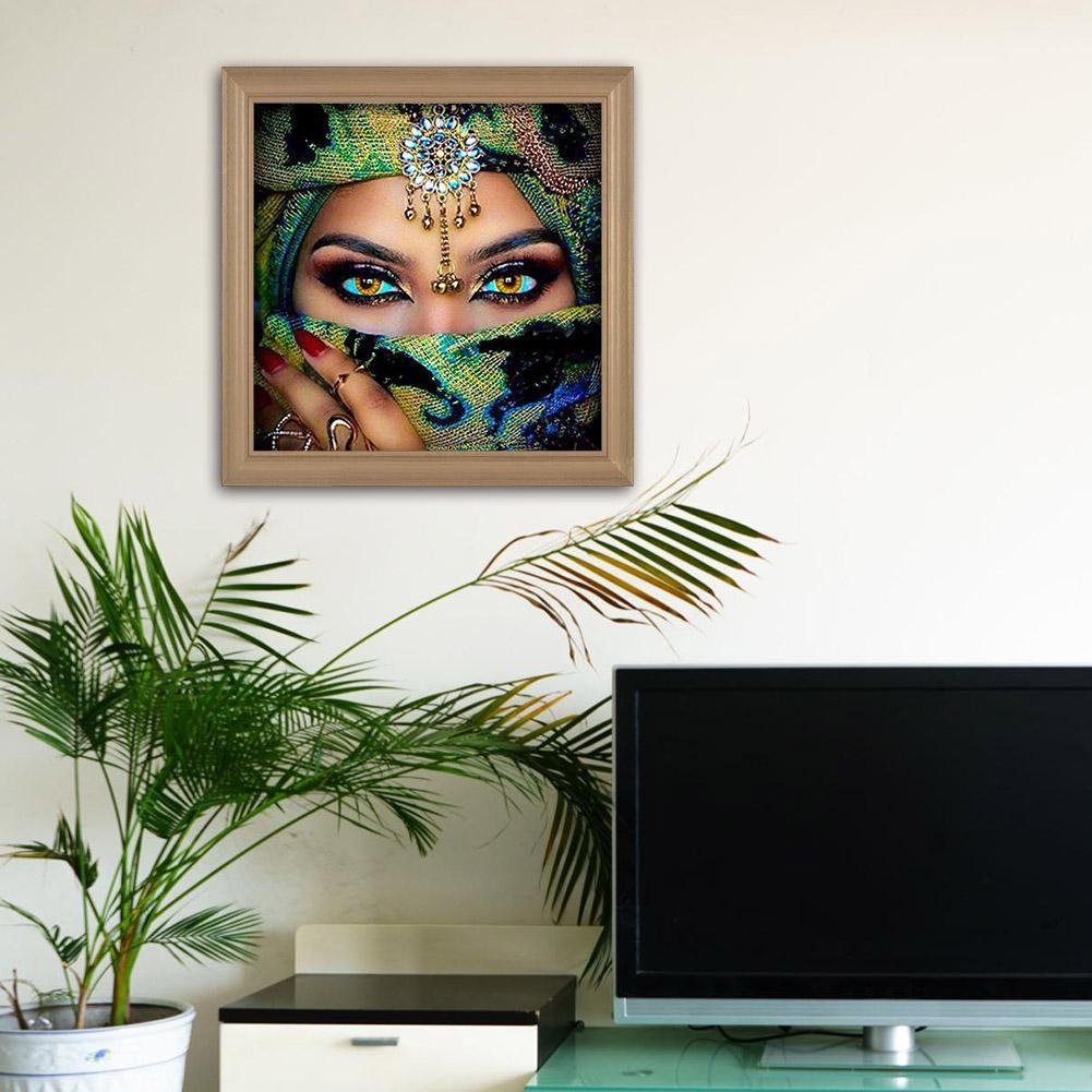 Diamond Painting - Full Round - Masked Girl