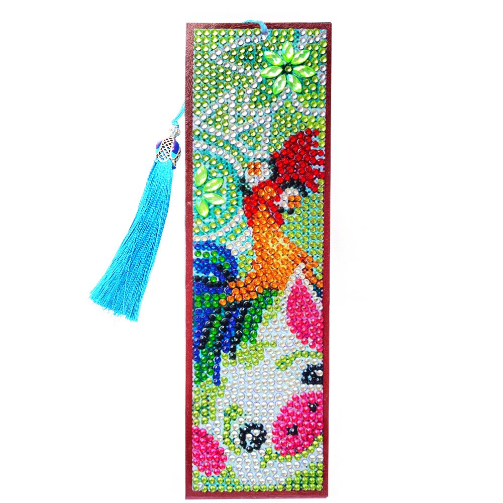 DIY Diamond Painting Bookmark with Tassel Pig