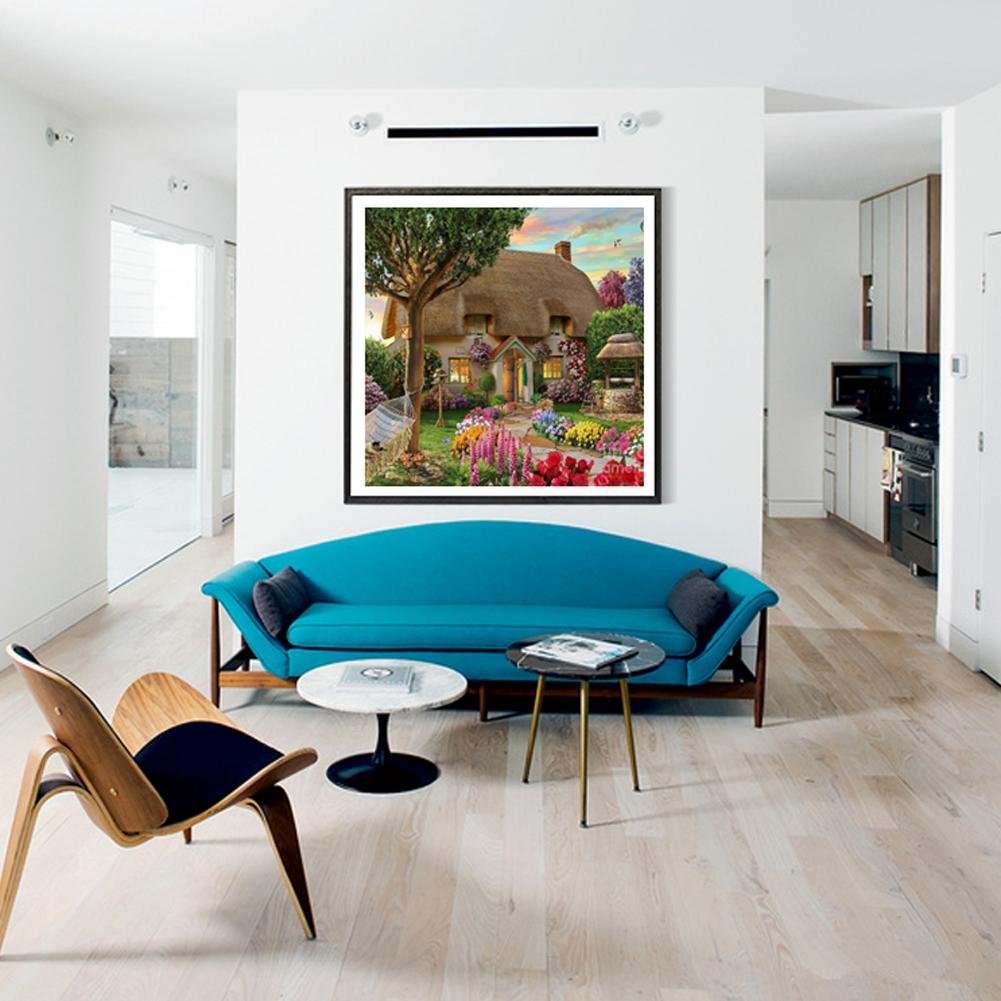 Diamond Painting - Partial Round - Garden Cottage