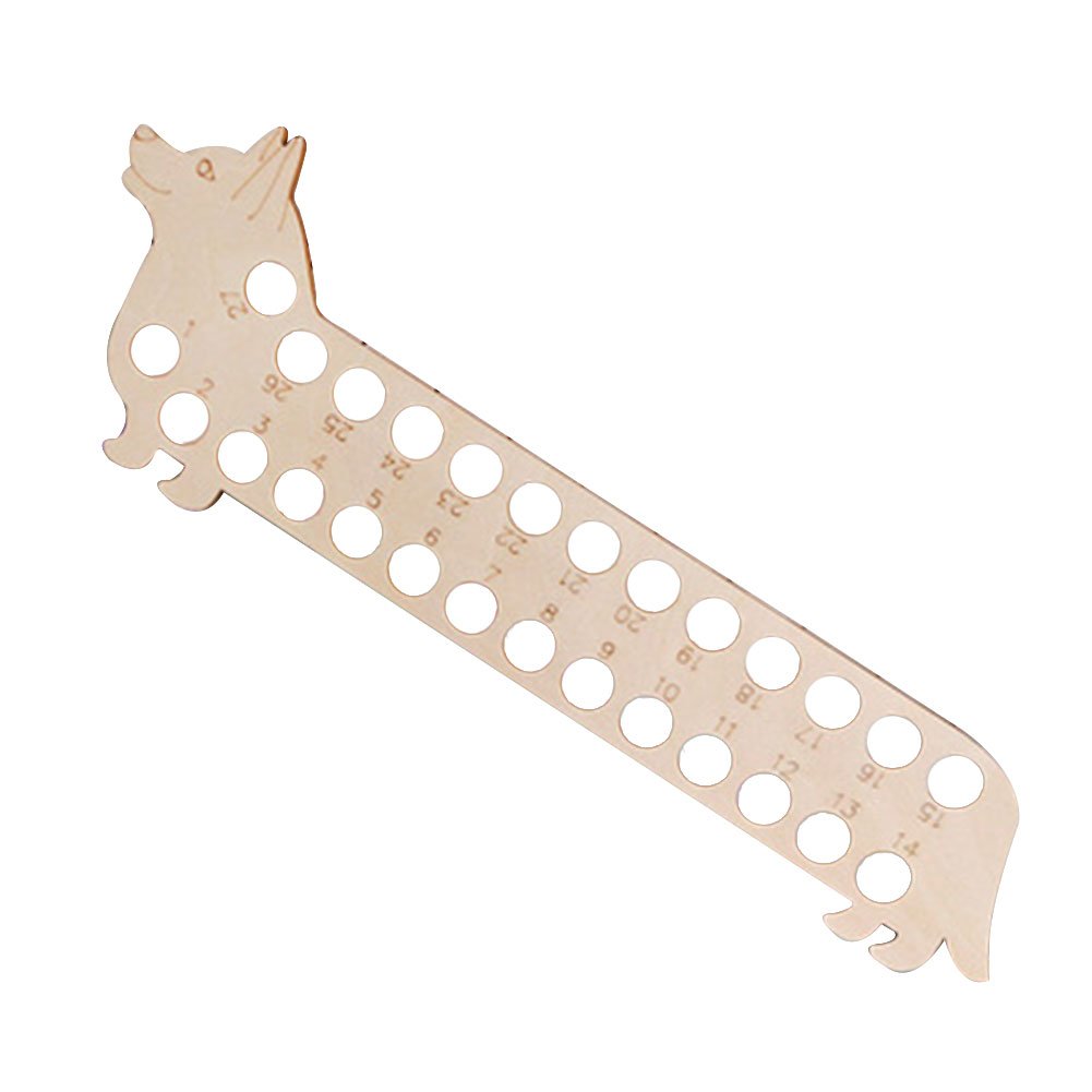 Hollow Thread Board Wooden Cross Stitch Tool Dachshund