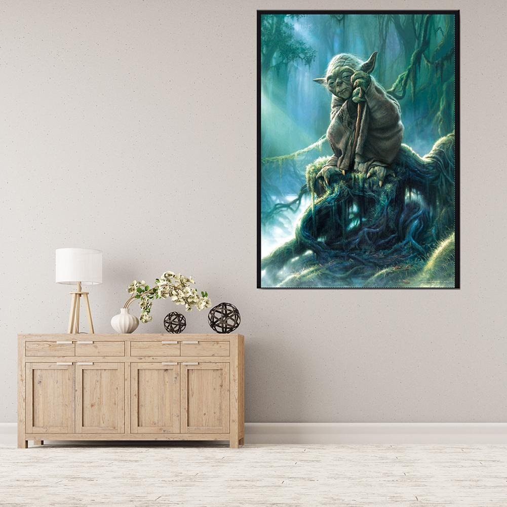 Diamond Painting - Full Round - Yoda