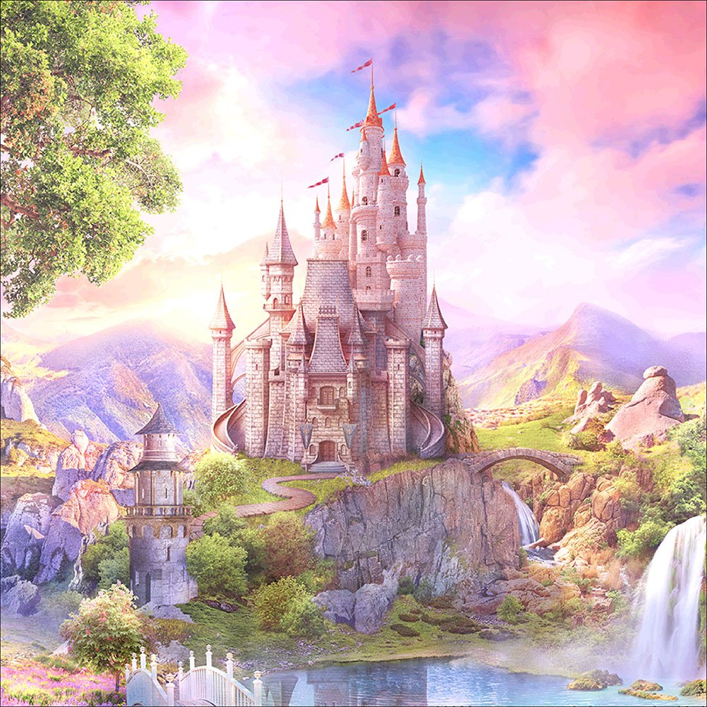 Diamond Painting - Full Round - Castle