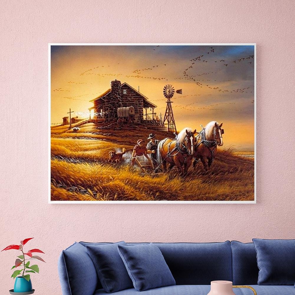 Diamond Painting - Full Round - Sunset