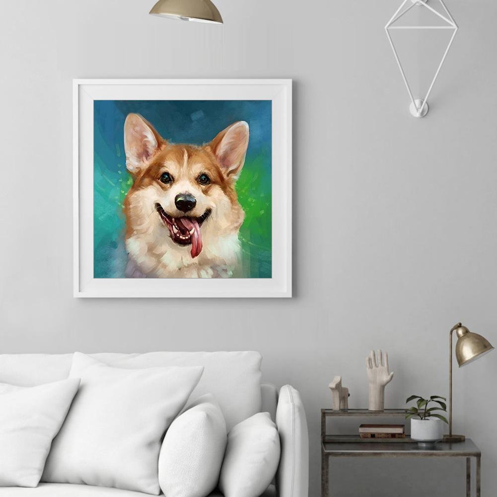 Diamond Painting - Full Round - Dog 7