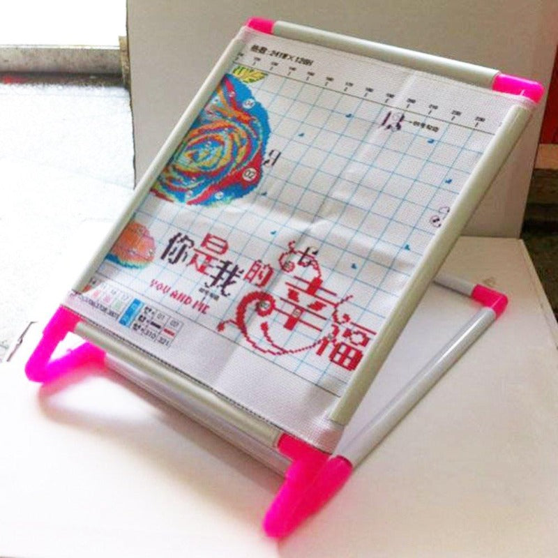 Universal Clip Plastic Rack Cross Stitch Hoop Stand Holder