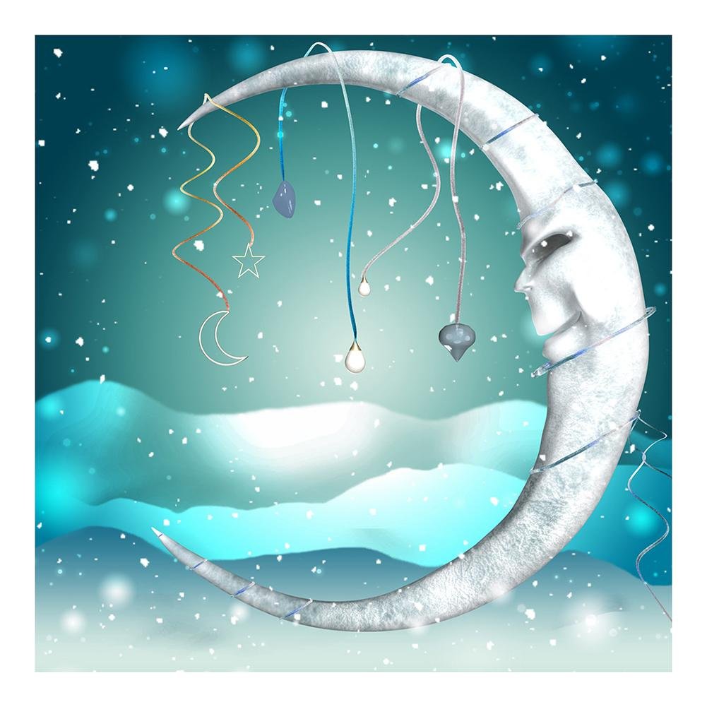 Diamond Painting - Full Round - Smile Moon