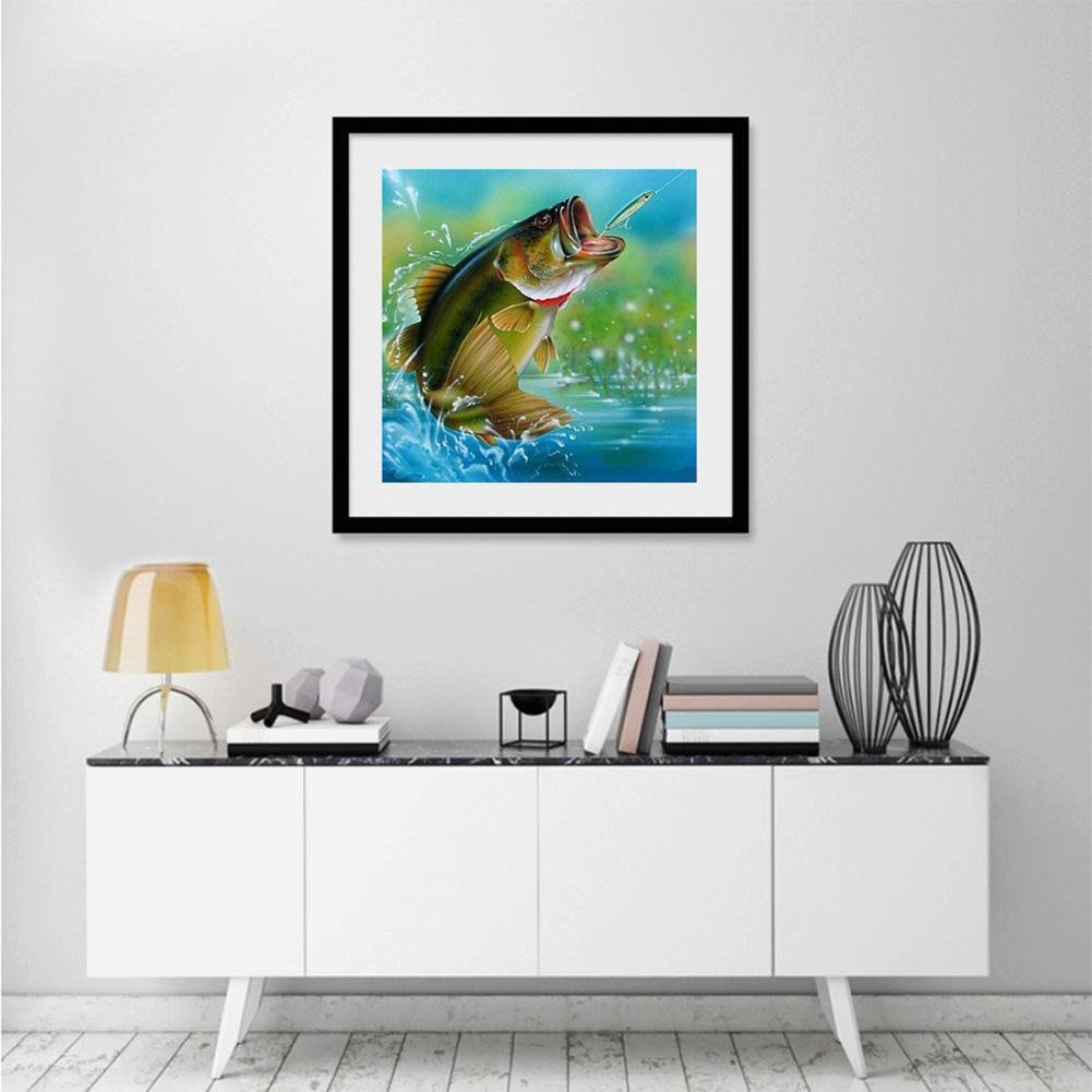 Diamond Painting - Partial Round - Fishing