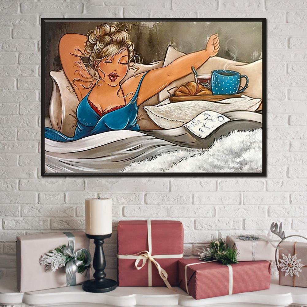 Pintura Diamante - Rodada Completa - Desfrutando de Mulheres