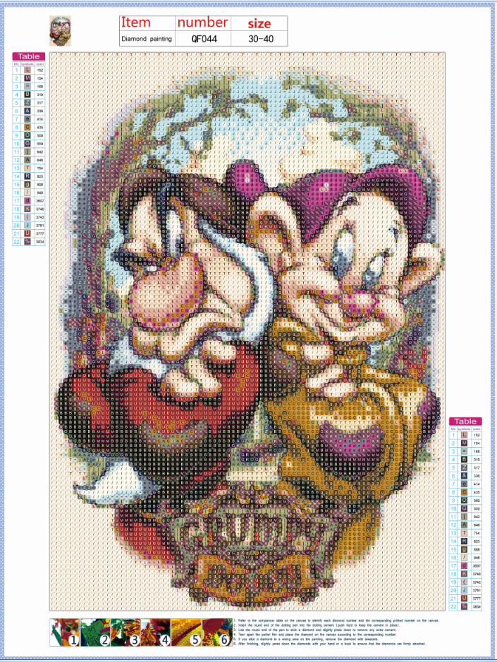 Pintura Diamante - Rodada Completa - Anão