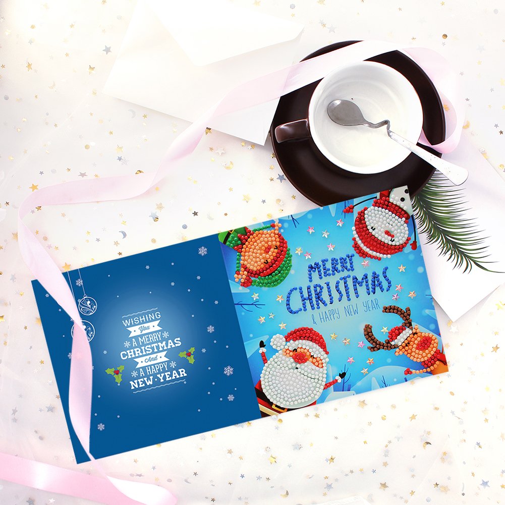 DIY Diamond Painting Greeting Card - Merry Christmas B