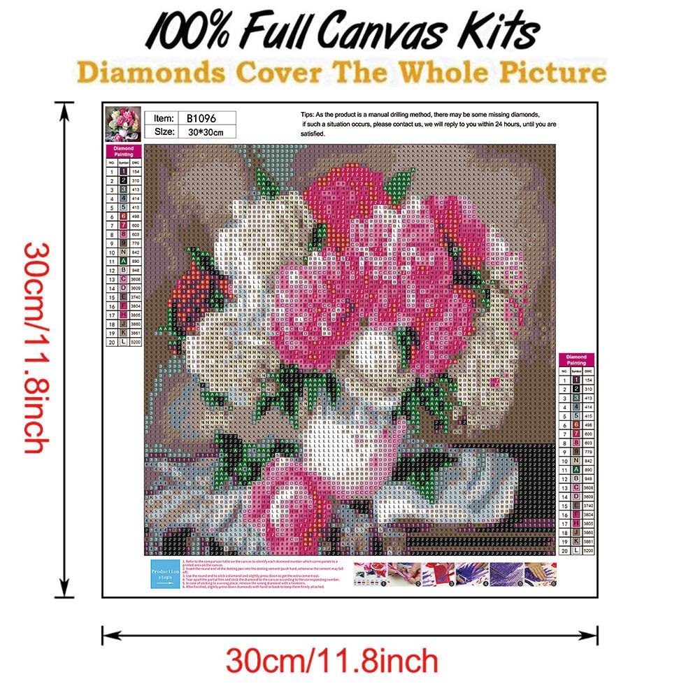 Diamond Painting - Full Round - Warm Flowers B
