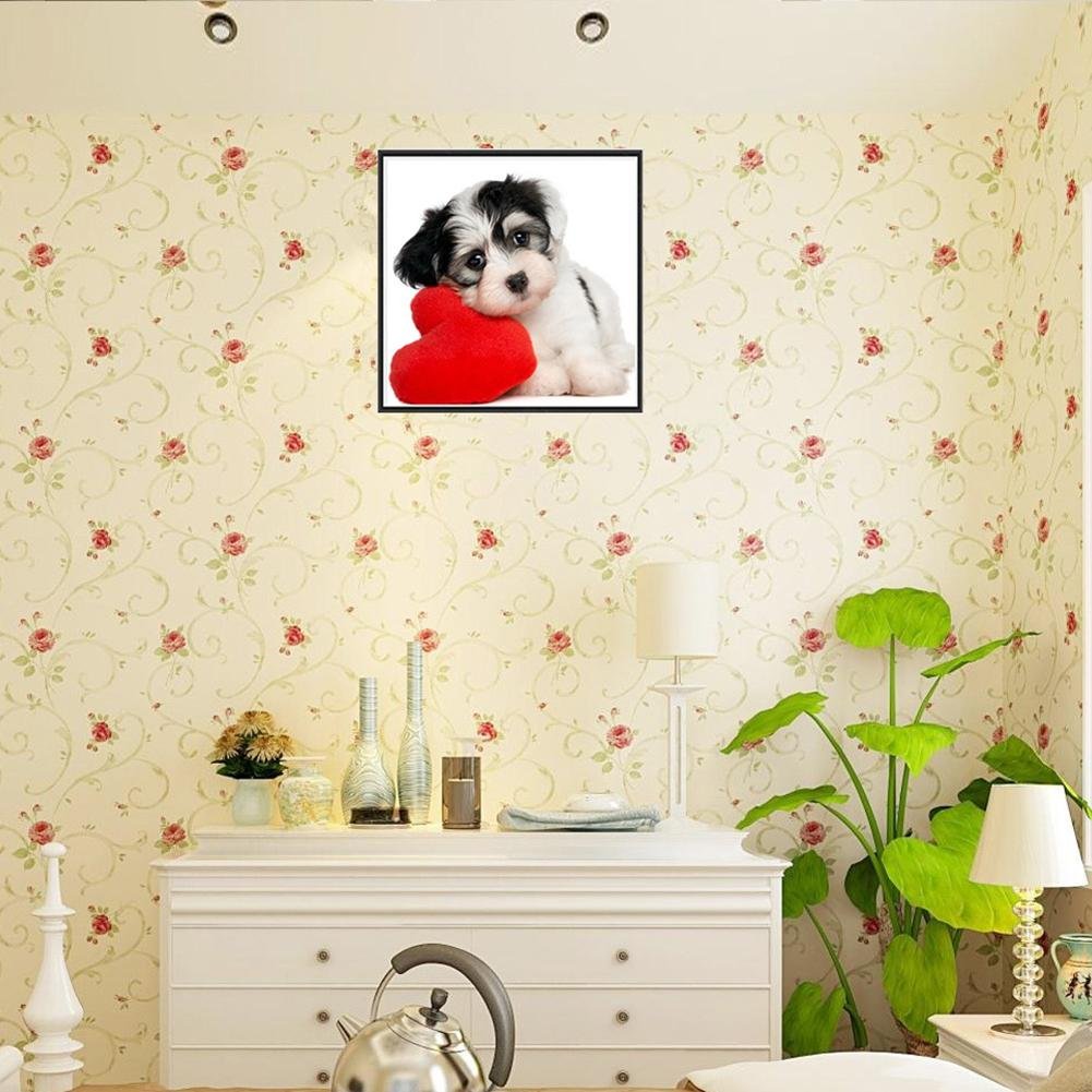 Diamond Painting - Partial Round - Love Dog