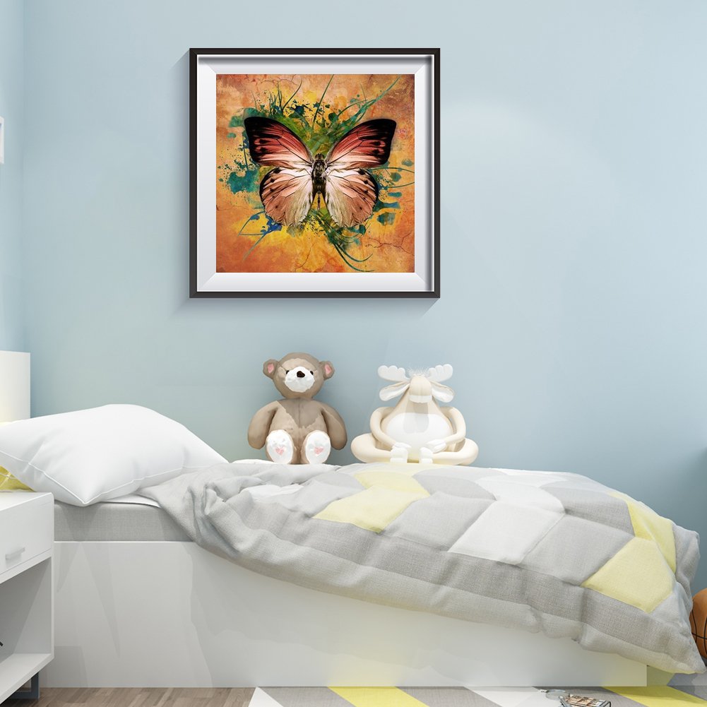 Diamond Painting - Full Round - Butterfly D
