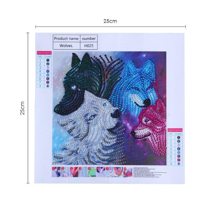 Horse 5D DIY Special Shaped Diamond Painting Kit Home Decor