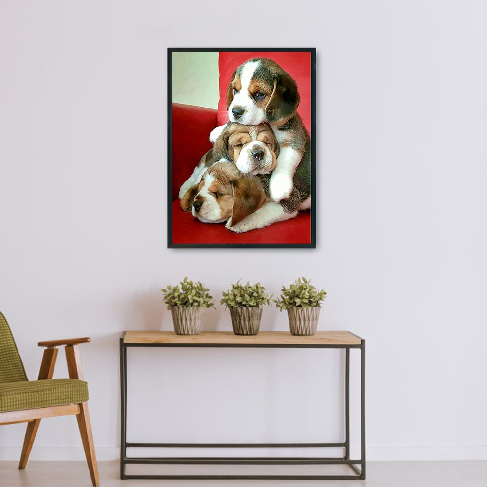 11ct Stamped Cross Stitch - Dog(36*46cm) AA