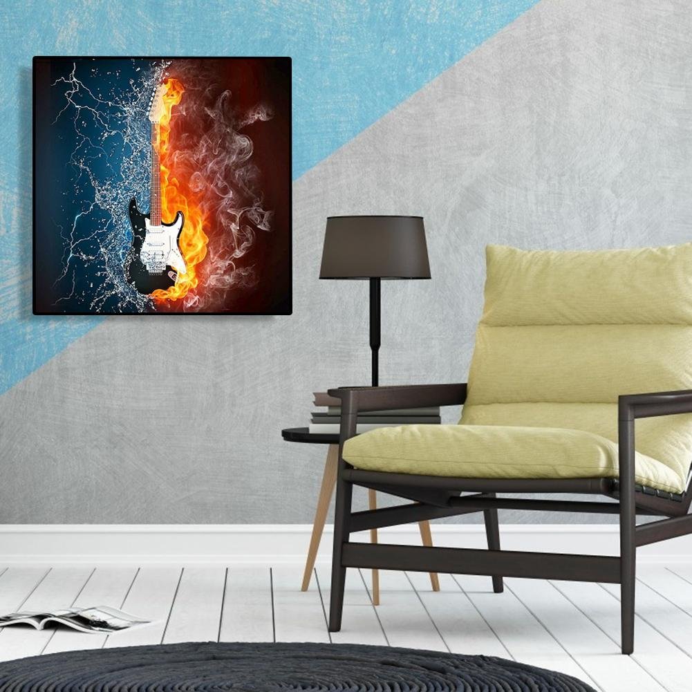 Diamond Painting - Full Round - Hot Guitar