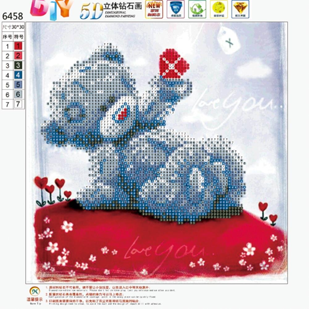 Diamond Painting - Partial Round - Bear C
