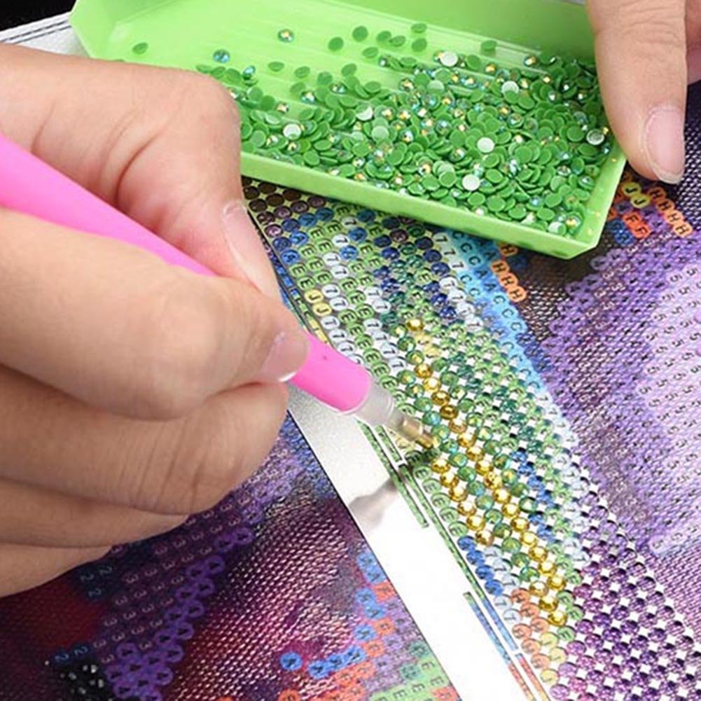 408 Holes DIY Diamond Painting Tools Round Drill Ruler