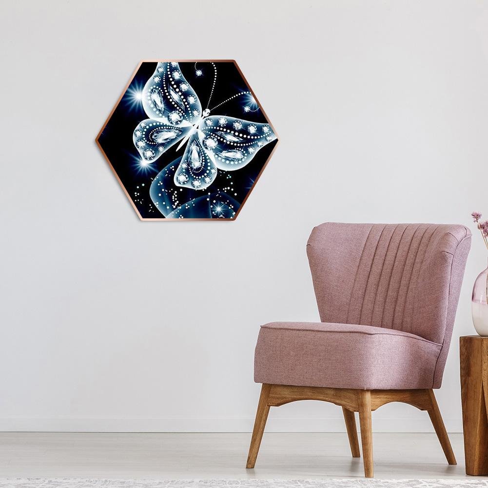 Diamond Painting - Hexagon Full Round - Butterfly