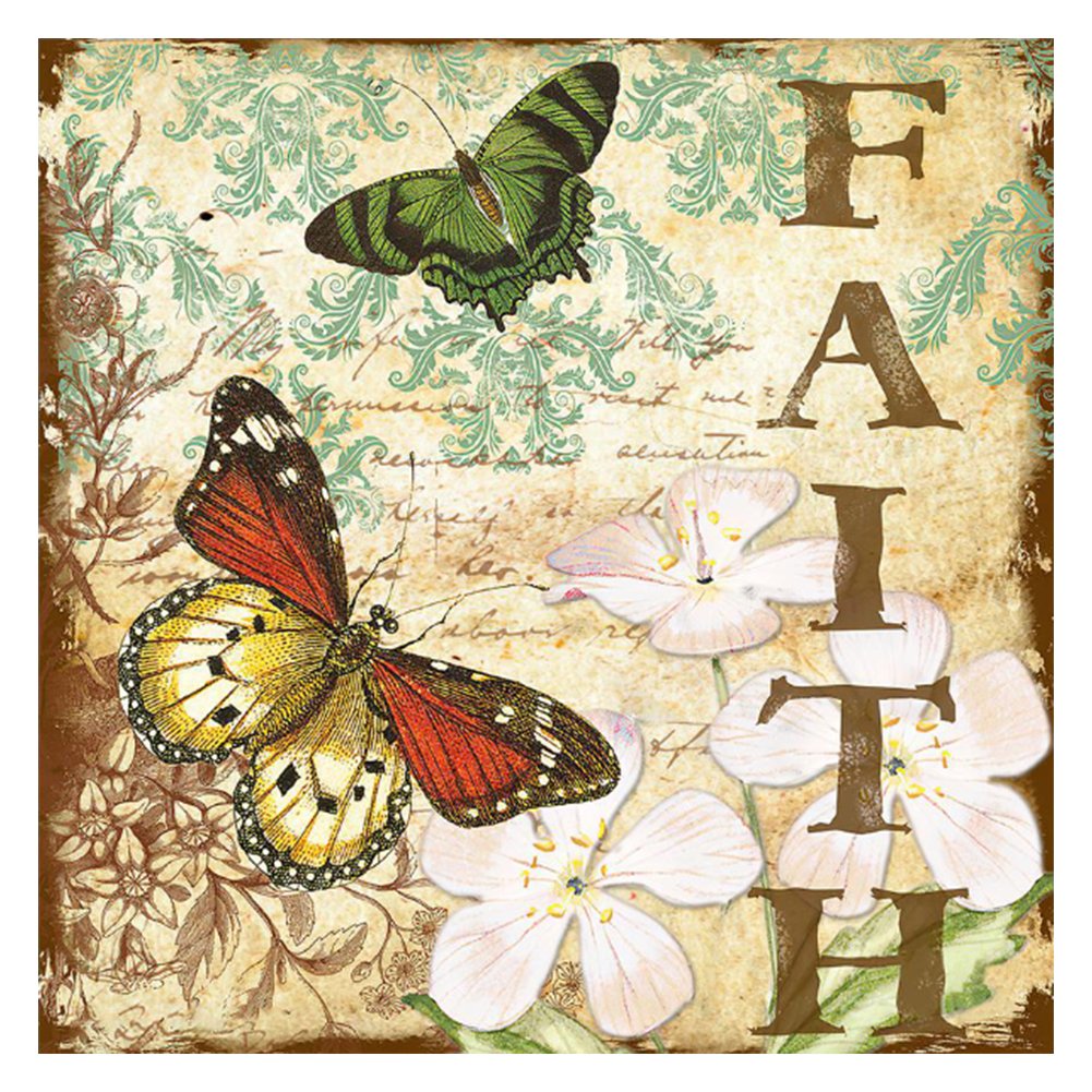 11ct Stamped Cross Stitch Butterfly (40*40cm)