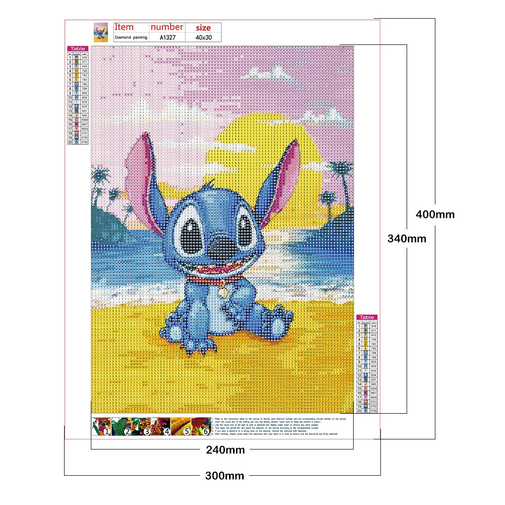 Diamond Painting - Full Round - Stitch D