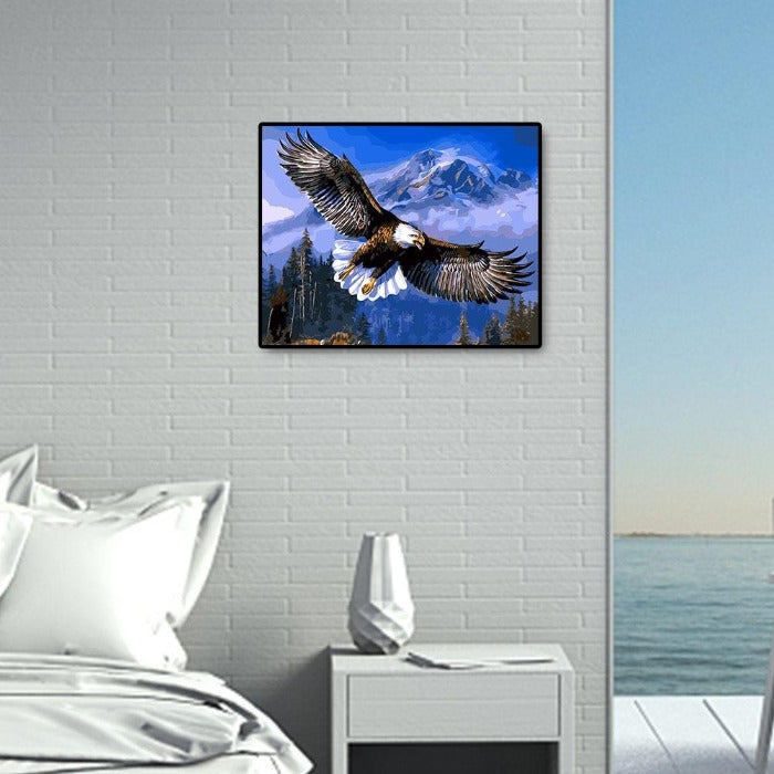 Paint By Number Oil Painting Eagle Mountain (40*50cm)