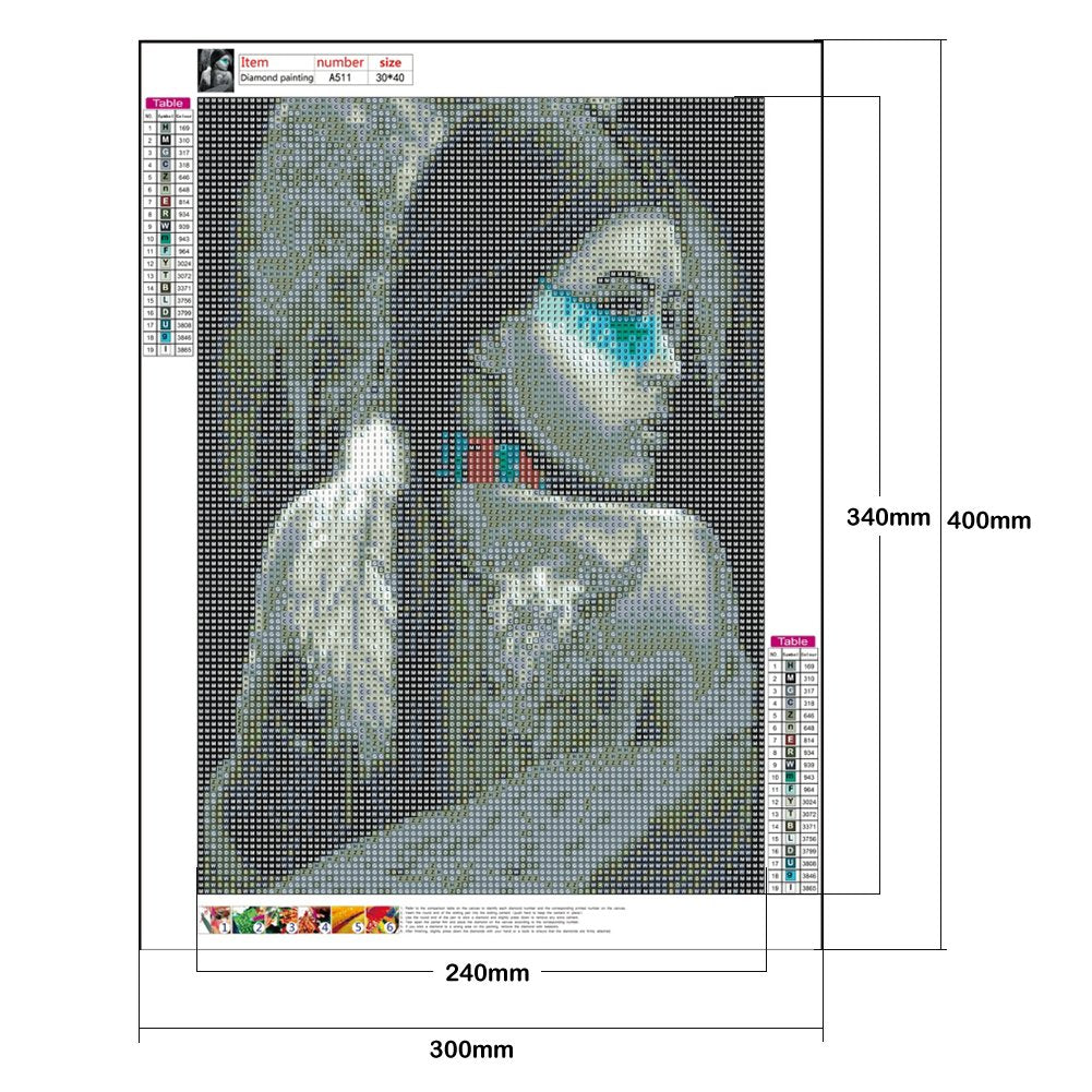 Diamond Painting - Full Round - Beauty B
