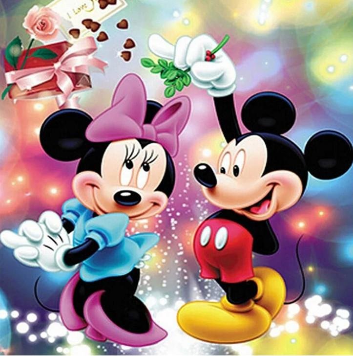 Diamond Painting - Full Round - Happy Mouse