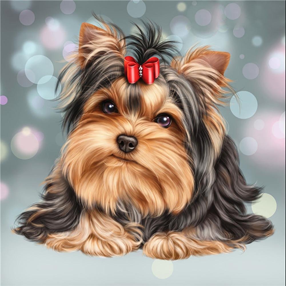 Diamond Painting - Full Round - Cute Dog