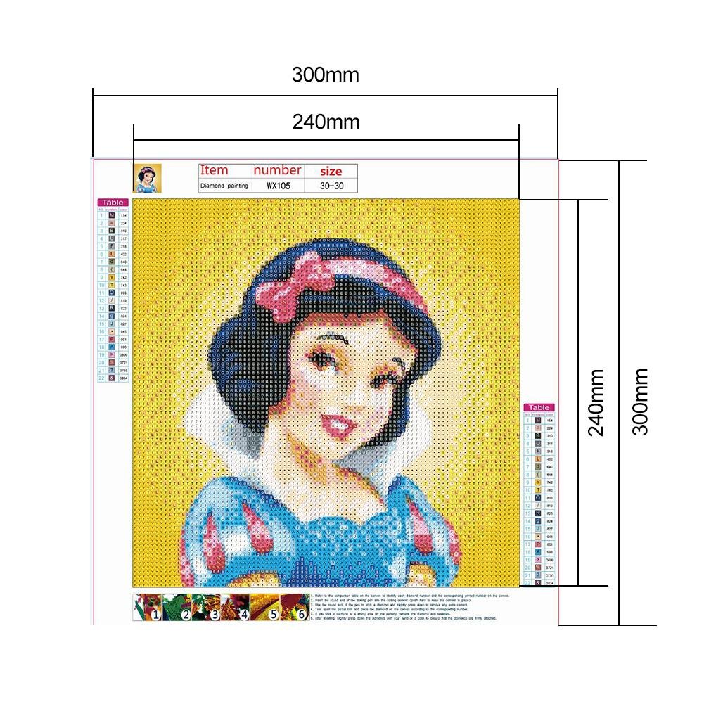 Snow White 5D Diamond Painting On Canvas